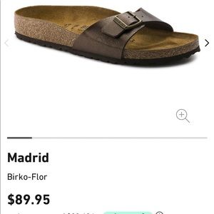 Birkenstock Madrid size 37 (6-6.5)